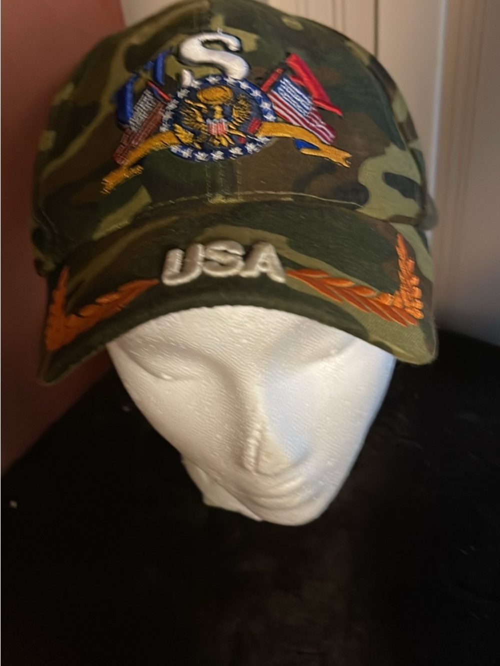 USA Embroidered Caps Lot of 4